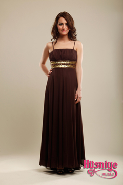 Hanger simple chiffon evening wear   .